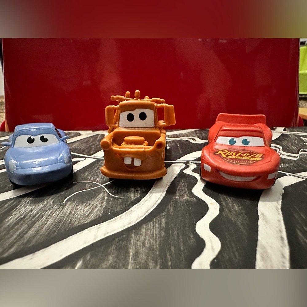 Disney Cars cake toppers, set of 3